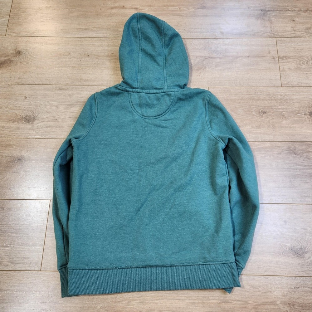 Carhartt Rain Defender Hoodie Sweatshirt Womens Small Green Fleece‎ Pullover - Picture 4 of 9